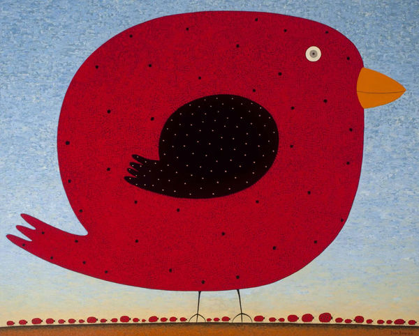 Dean Bowen, Spotted Canary (With Ladybird Army), 2016