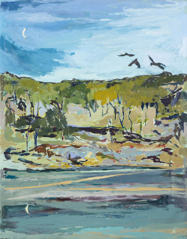 Nicole Kelly, To the birds (Ribbon of River), 2019