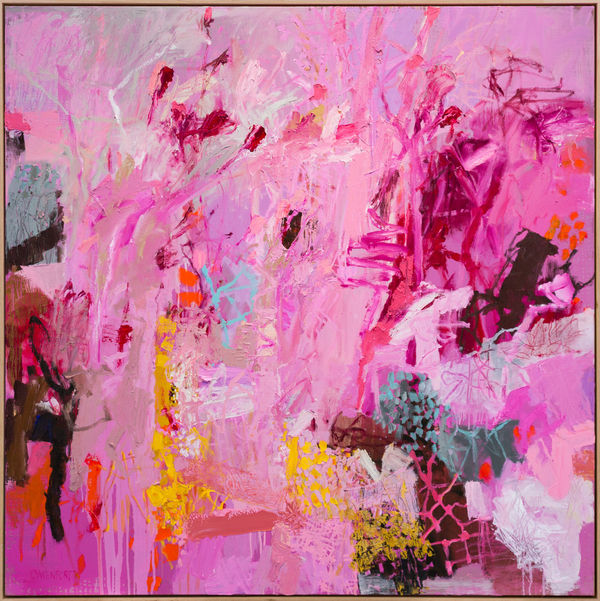 Jo Davenport, Bushland Regeneration In Nitrogen Pink, 2020