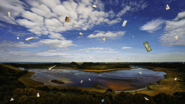 Hobie Porter, White Fella Midden , 2015