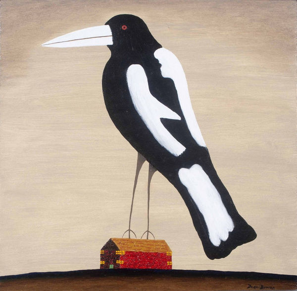 Dean Bowen, Giant Magpie (Study), 2015