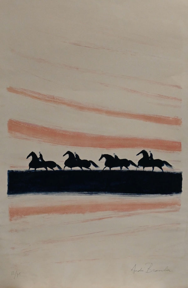 André BRASILIER, Soir en Camargue, 1977