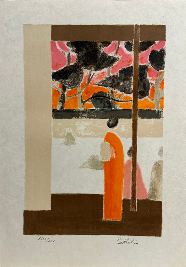 Bernard CATHELIN, Soir à Ryoangi, 1975