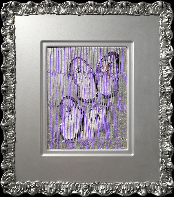 Hunt Slonem, 'Morgan City' Unique Oil Painting, 2023