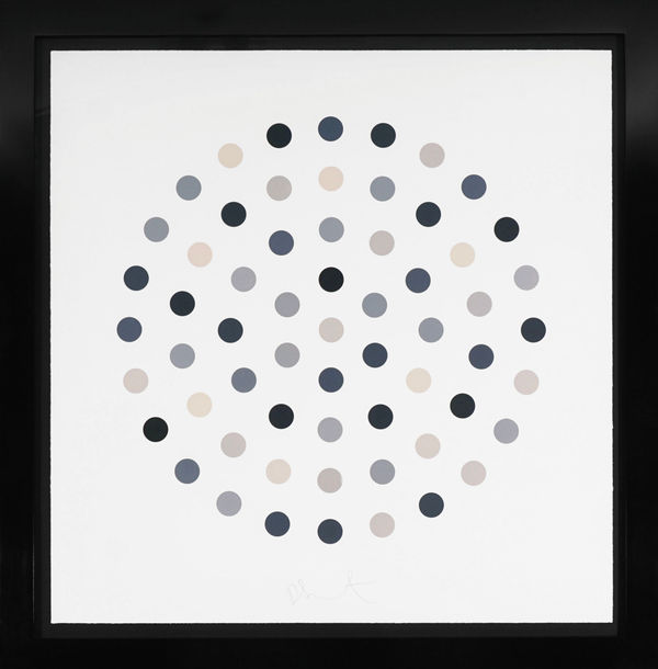 Damien Hirst, Grey 'Spots' Etching, 2004