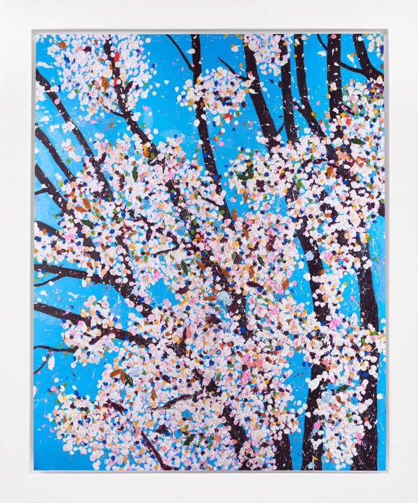 Damien Hirst, The Virtues 'Justice', Limited Edition 'Cherry Blossom' Landscape, 2021