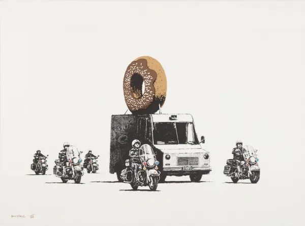 Banksy, 'Donuts (Chocolate)', 2009