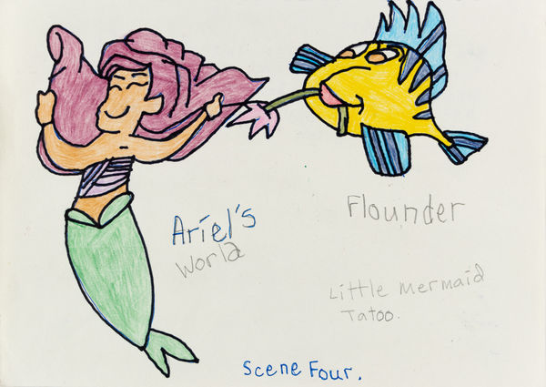 Christina Zion, The Little Mermaid Under the Sea # 4, 2021