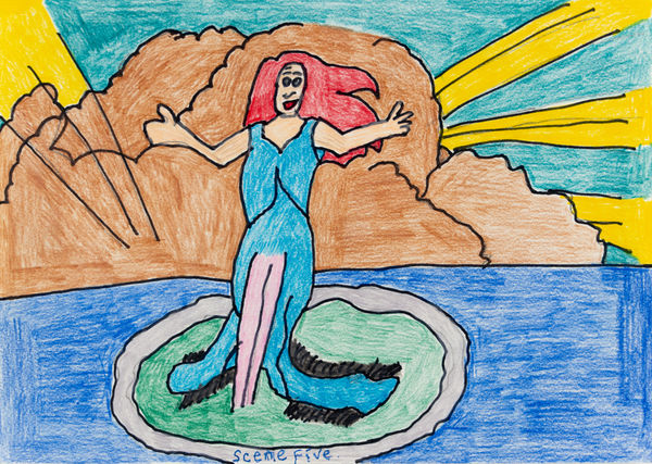 Christina Zion, The Little Mermaid Under the Sea #5, 2021