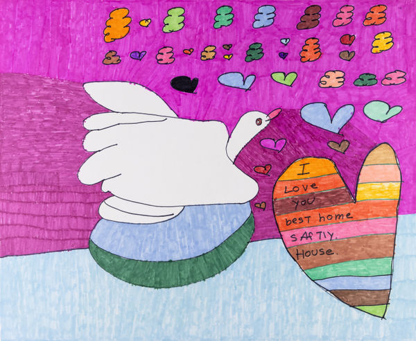 Maria Vanik, Swan Rainbow Color , 2021