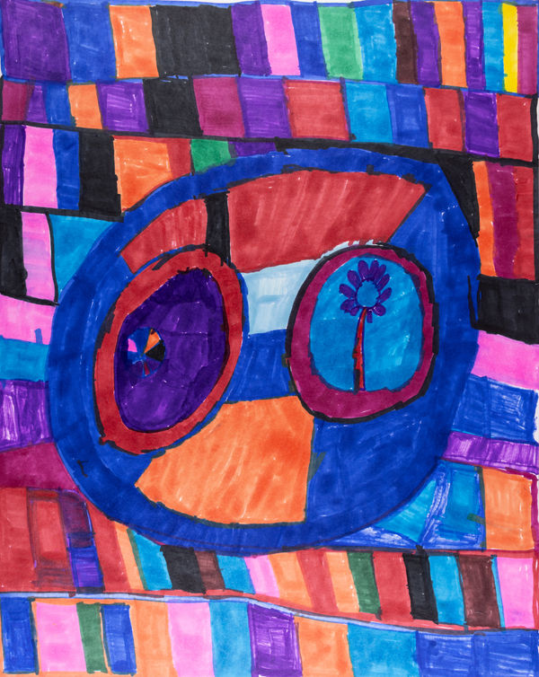 Christianne Msall, The Flower is Peaceful Forever Give Us Love Together, n.d.