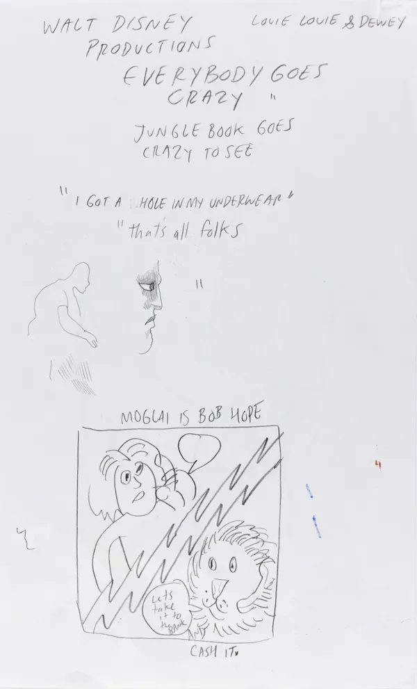 David Krueger with Ben Marcus, Walt Disney Productions, n.d.