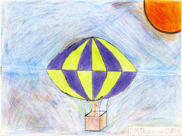 Dave Thompson, 7 Color Series: Hot Air Balloon, 2023