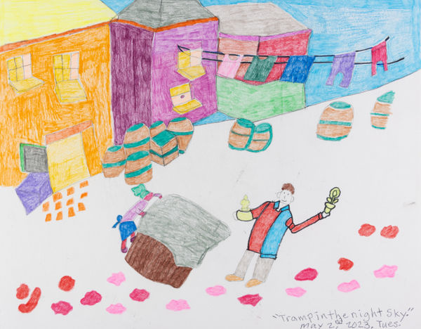 Christina Zion, Tramp in the Night Sky, 2023