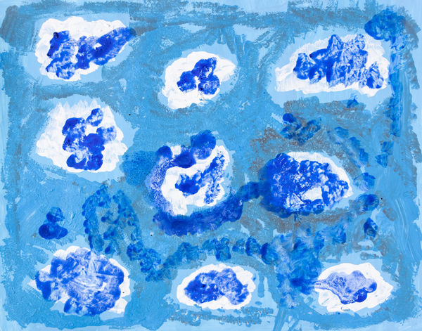 Marcelo Aguilar, Blue Sky with Cloud, 2023