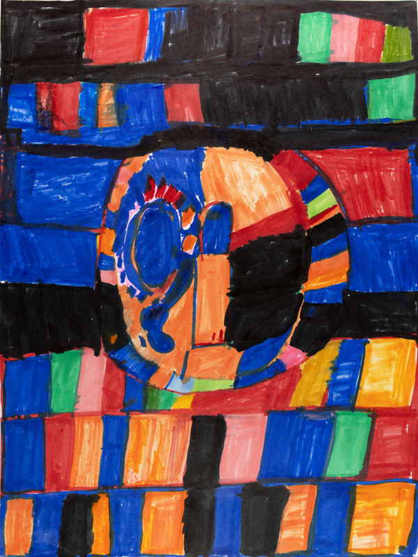 Christianne Msall, tiltie of love respect in my art work like in, 2024