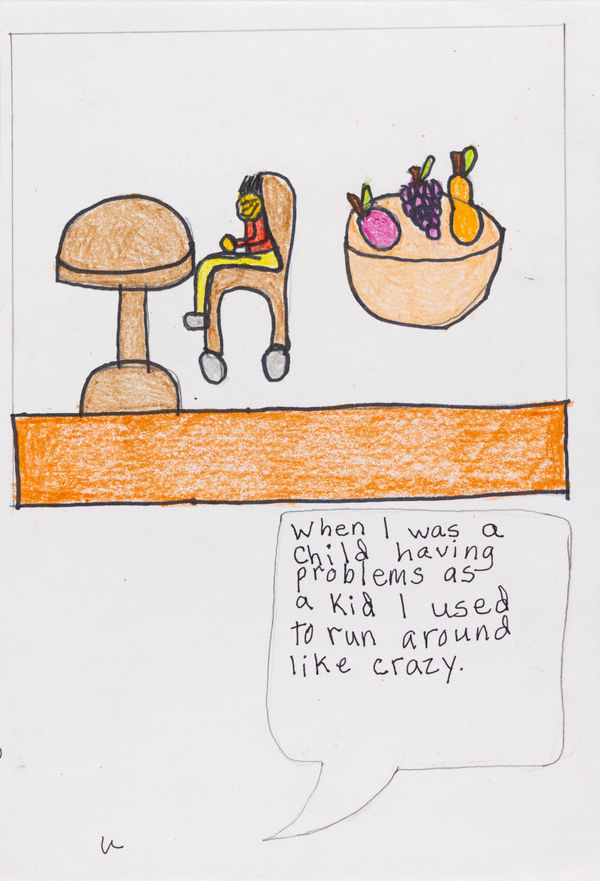 Christina Zion, Untitled (When I was a child having problems...), n.d.