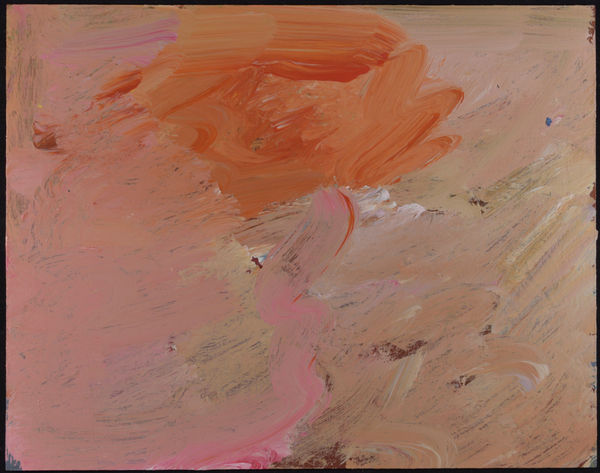 Lawrence M., Light Brown, Red, Orange, White and Pink, 2019