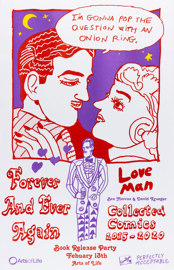 David Krueger with Ben Marcus, Forever and Ever Again, Love Man, 2022