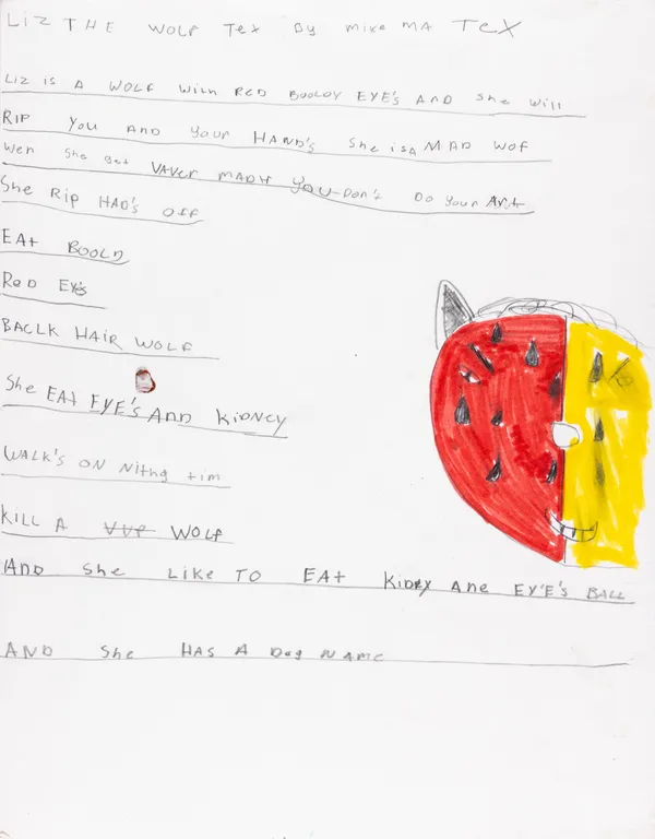 Mike Marino, Liz the Wolf, n.d.