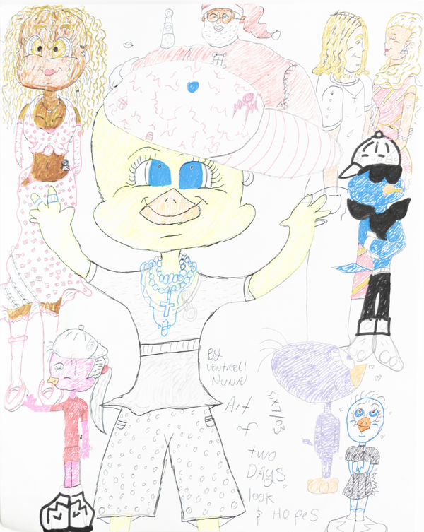 Vontrell Nunn, Art of Two Days Look & Hopes, 2024