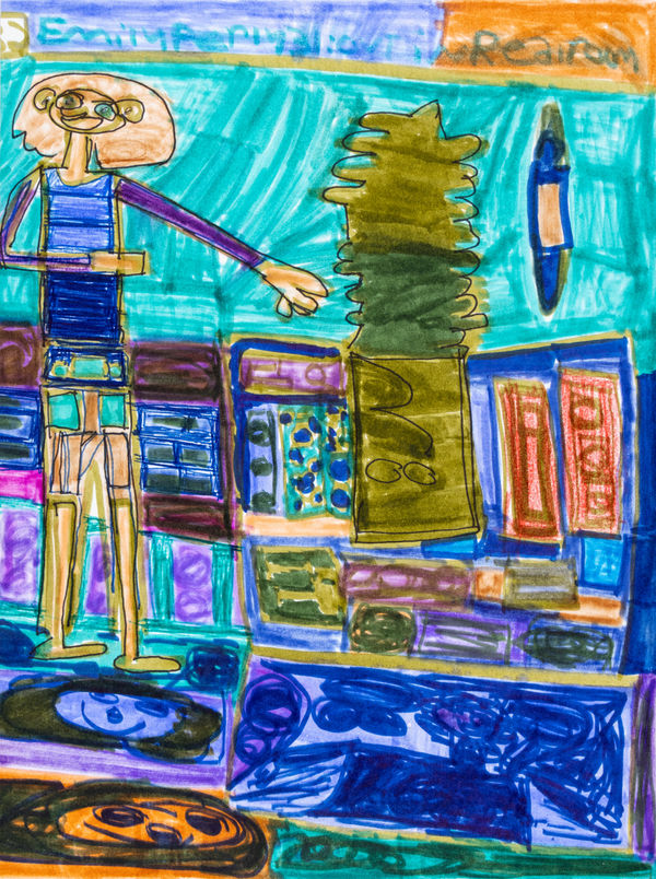 Rebecca Kubica, Emily in the Living Room, 2021