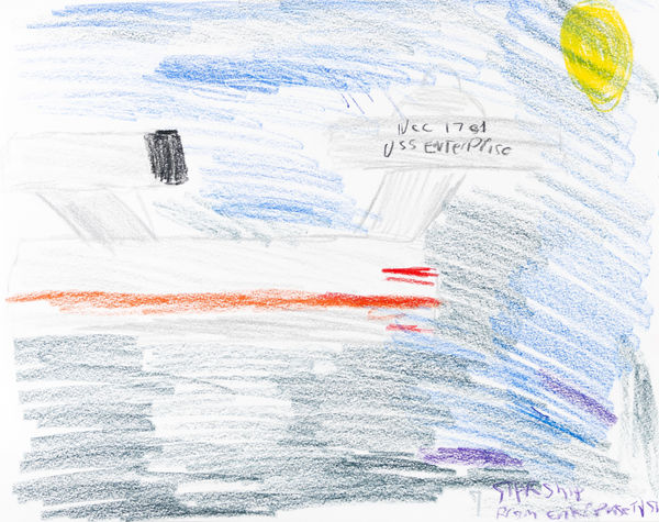 Richard Auth, USS Enterprise in Space, 2024