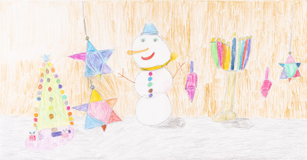 Carol Pyes, Christmas + Hanakkuh, n.d.