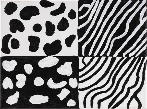 Jack O'Sullivan, Black White Spot and Stripes , 2023