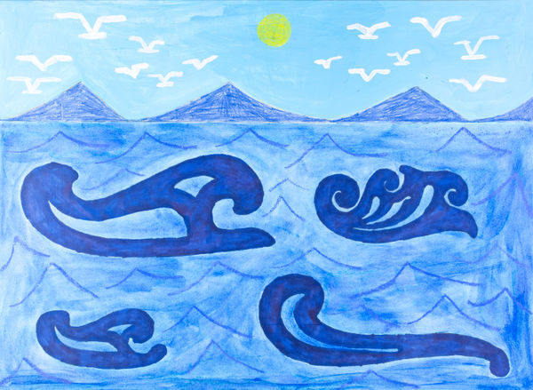 Jack O'Sullivan, Wave Tide of the Sea, 2023