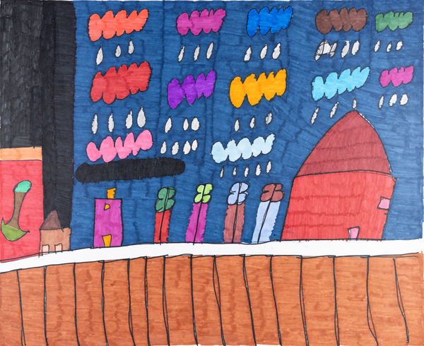 Maria Vanik, Farm Tornado to Pop Up Rainbow, 2017