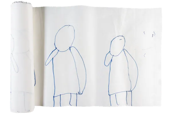 Veronica "Ronnie" Cuculich, Untitled (Baby Doll Scroll), n.d.