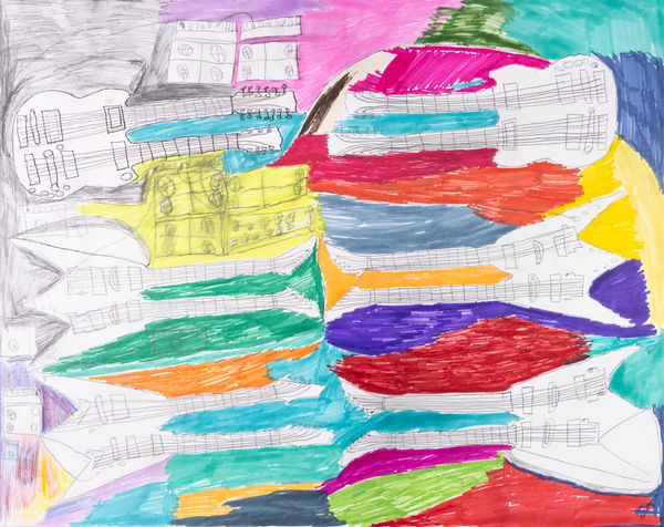 Joey Center, Metal Double Neck Guitars , 2024