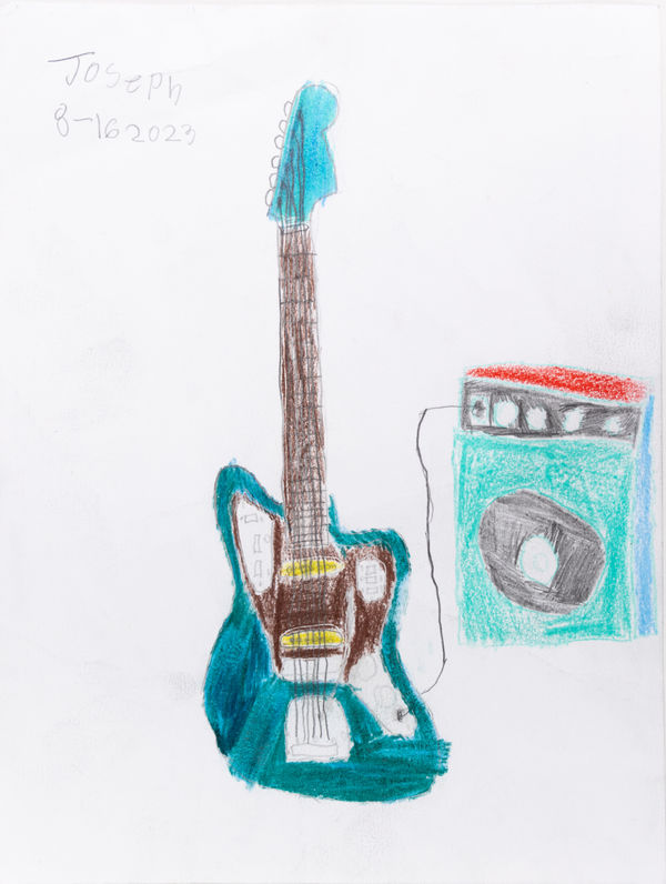 Joey Center, Untitled (Guitar and Amp), 2023