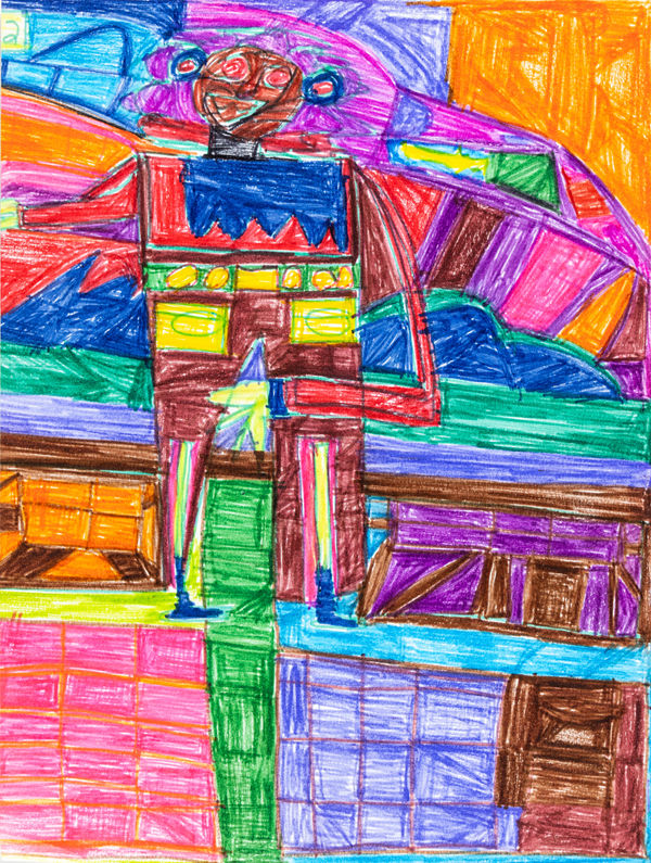 Rebecca Kubica, The Clown is Making a Mess, 2021