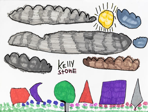 Kelly Stone, Clouds and Sun and Shapes, 2024