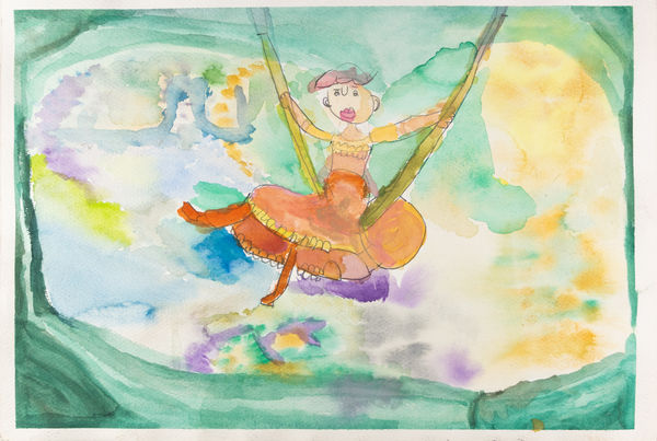 Nik Heusman, Woman on the Swing, 2017