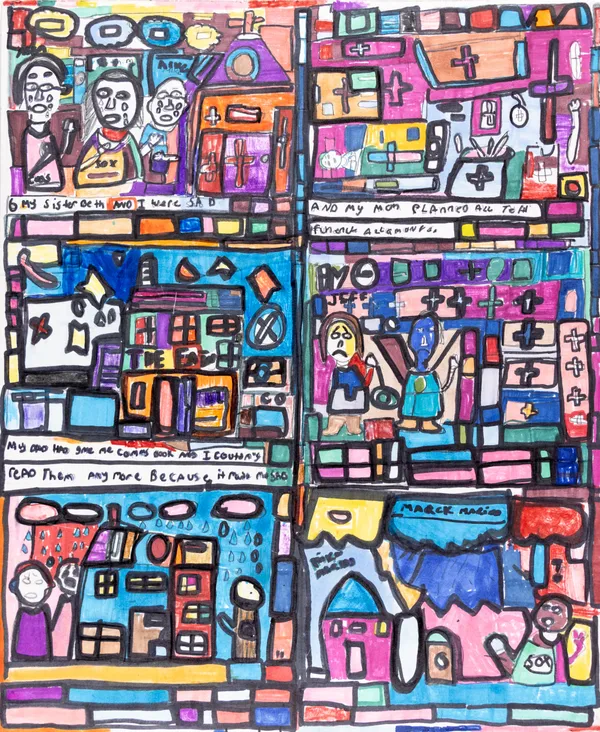 Mike Marino, Untitled (Father's Funeral Comic), n.d.