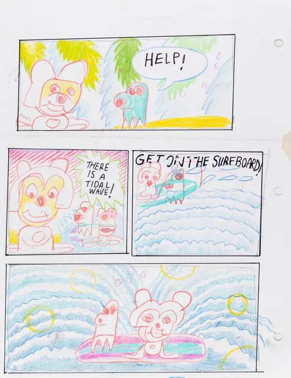 David Krueger with Ben Marcus, Help! , n.d.