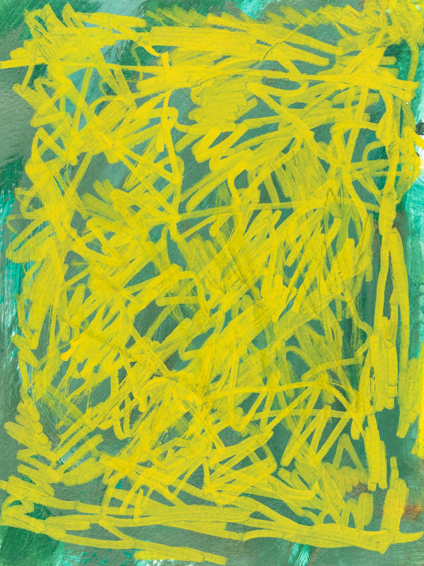 Sam Filicky, Acrylic on small paper, 2023