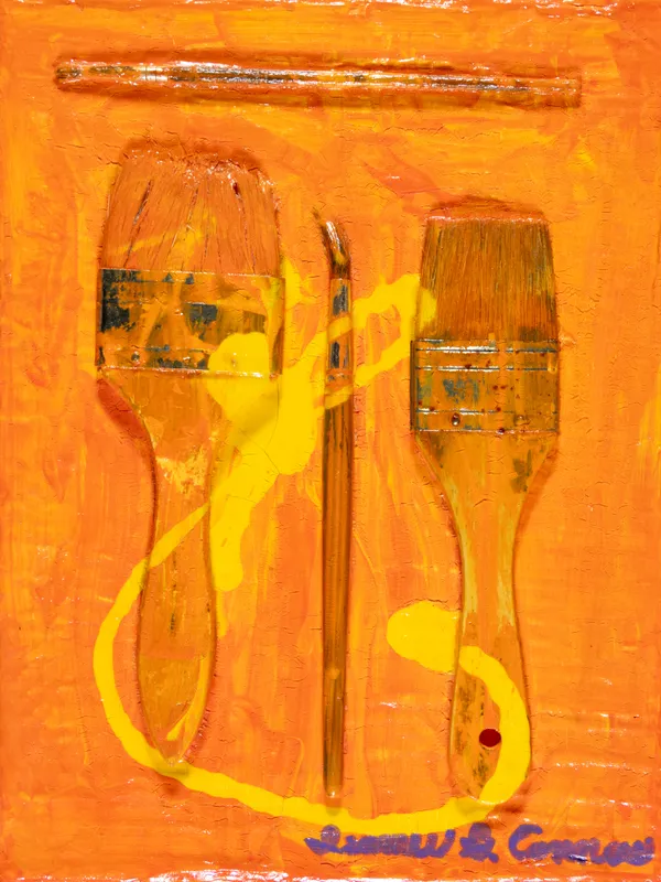 Isamu Guy Conners, Old paintbrushes, 2025