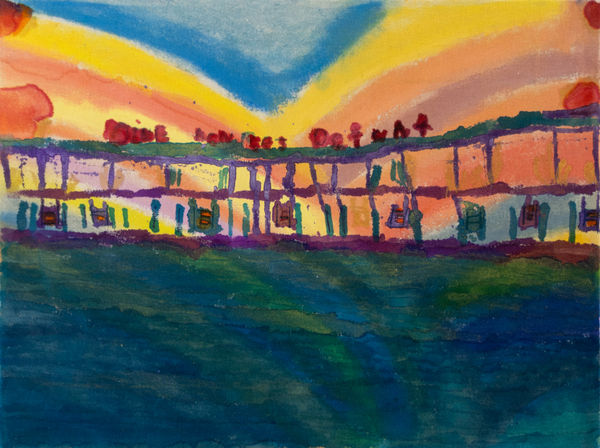 Nik Heusman, Diner at Night, 2023