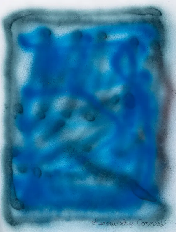 Isamu Guy Conners, Blue and Pine Green Untitled, 2024