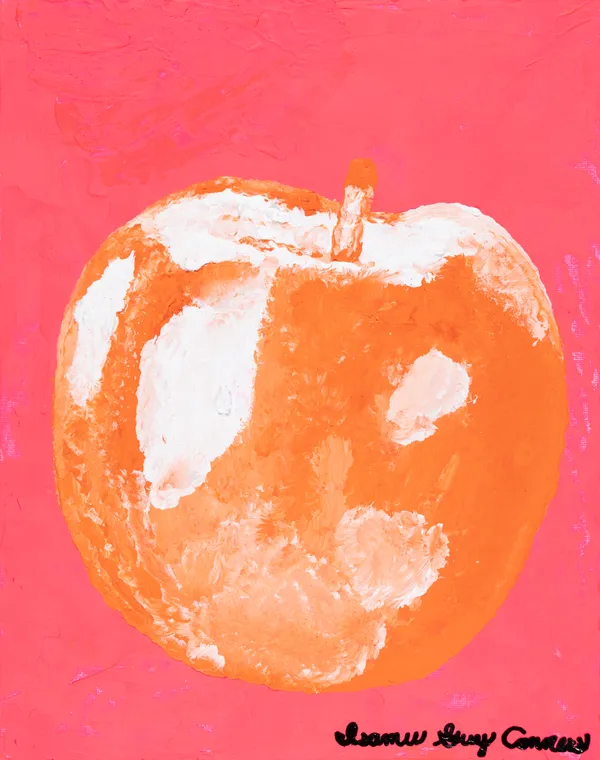 Isamu Guy Conners, Orange and White Apple, 2025
