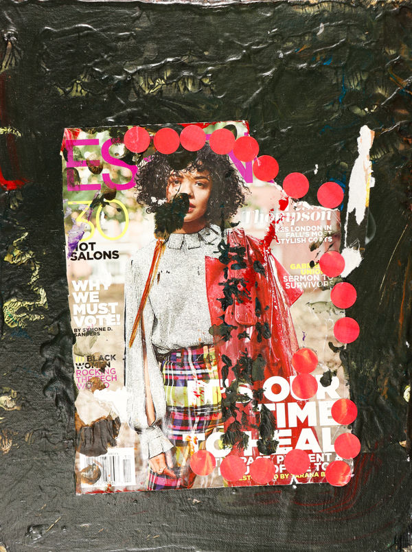 Lawrence M., Untitled (Essence and Red Dots), n.d.