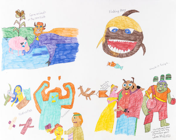 Christina Zion, Where are the Characters Goes, 2021