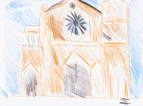 Richard Auth, Beautiful Old Church in the City, 2025