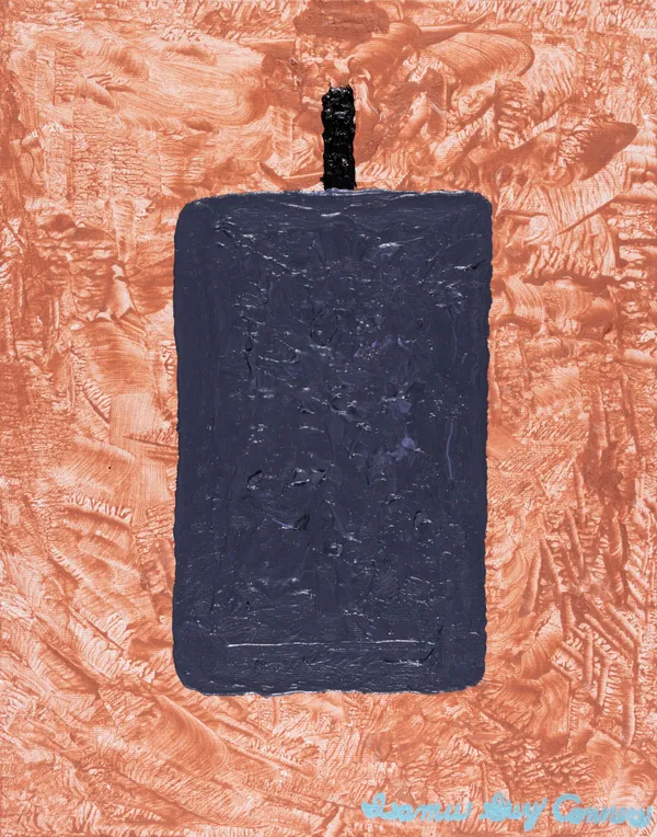 Isamu Guy Conners, Dark Purple Candle, 2025