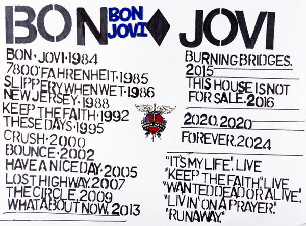 Bill Lilly, Bon Jovi Black and White, 2024