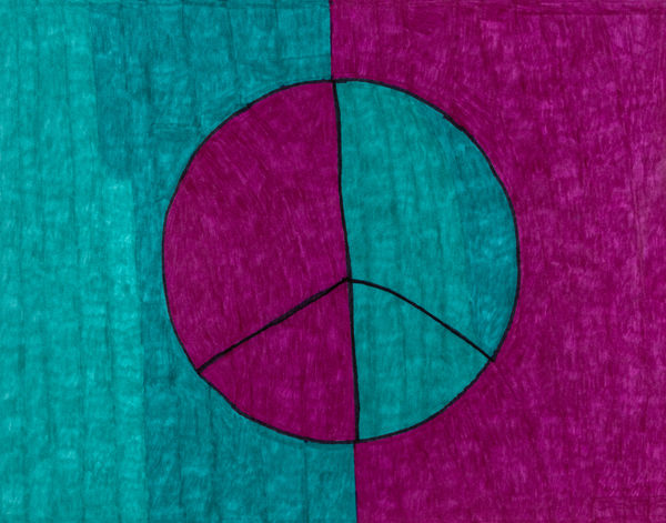 Bill Lilly, Peace Sign, 2021